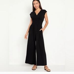 Old Navy Black Wide Leg Jumper